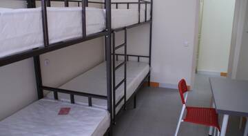Фото номера Двухъярусная кровать в общем номере для мужчин и женщин Гостиница Новый Хостел г. Новомосковск 3